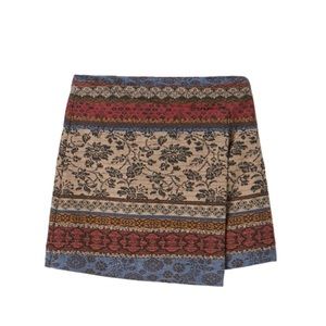 Zara jacquard skort